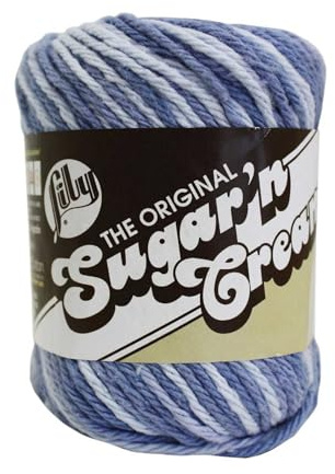 LILY Sugar 'n Cream Garn, Faded Denim, 2 oz