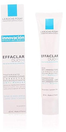 La Roche-Posay Effaclar Duo+ - Crema, Mantiene la piel limpia e hidratada y protege la piel para que no aparezcan nuevas imperfecciones, 40ml