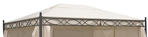 Ersatzdach für Pavillon Rivoli 3x4 Meter, naturfaben, wasserdicht