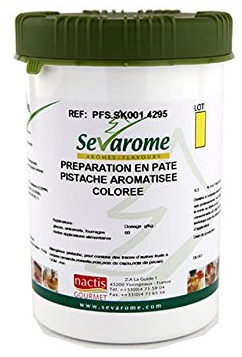 PISTACHE Préparation en pâte aromitisée et colorée 1 KG