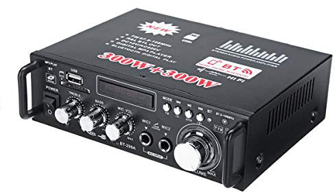 Forspero 12V 600W Bluetooth Hifi Stereo Audio Amplificador De Potencia De Control Remoto 220V Usb