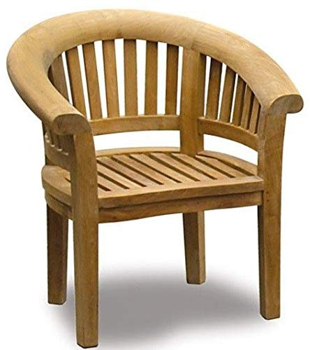 XXL Gartenstuhl Avellino Teak Bananenstuhl extra stark