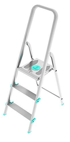 Scala LIBELLULA in alluminio 3 gradini Silver