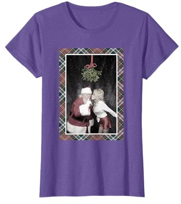 Dolly Parton Kissing Santa Clause T-Shirt