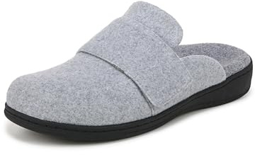 Vionic Women's Gemma Ii Mules, Light Grey Fabric, 10