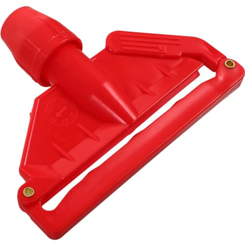 FRCOLOR Mop Replacement Clamp Detachable Mop Head Clip Handle Part for Stable and Easy Floor Cleaning Accessory 6.88X5.31X1.57 in