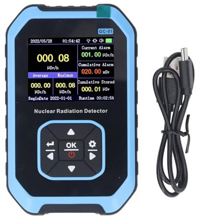 Rilevatore di Radiazioni Nucleari con Monitor Portatile GC-01 per Raggi X Beta Gamma