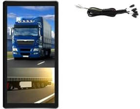 RYWRLQRA 10,36-Zoll-Bus-LKW-elektronisches Rückspiegel-DVR-System H.265-Recorder-Monitor 2-Kanal-BSD-AHD-Seitenansichtskamera(Only Monitor)