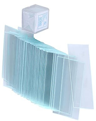 Generisch Quadratisches Deckglas Laborfolie Mikroskop-objektträger Weiße Folien Mikroskopische Objektträger Rundes Labor Objektträger Für Mikroskop Leerer Objektträger Mikroskop-deckgläser