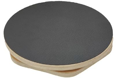 Mimoqk Ab Twister Board für Übungen, Wooden Balance Twist Board, Core Waist Trainer, Body Toning Disc, tragbar, Bauchmuskeltrainer für Home Gym & Fitness Workout