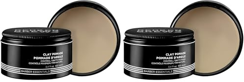 Redken, Pommade Coiffante Clay à l'Argile pour Tous Types de Cheveux, Contrôle Maximal, Tenue Longue Durée, Redken Brews, 100 ml (Lot de 2)