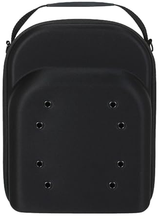 Caso de equipaje Hard Eva Hat - Solución de transporte Almacenamiento de tapa de béisbol | Casas de equipos organizados sin polvo Capas Capas Carrier | Hat con Casee para viajar o almacenes c