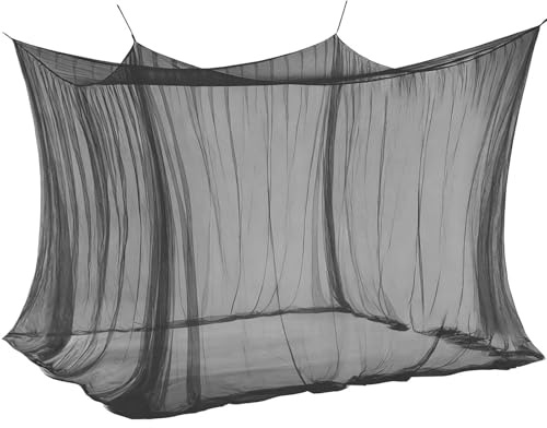 Moustiquaire d'extérieur en maille fine, 300 cm, confortable, portable, pour lit double, tente de camping fermée portable, design spacieux, pour terrasse, extérieur, balcon