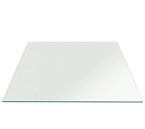 WGV fyrkantig spegelplatta med sandade anti-flisande kanter, 20 cm
