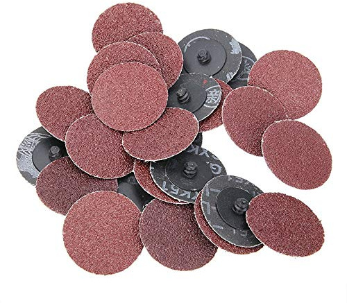 Roloc-Schnellwechselscheiben, 25 Stück, 5,1 cm Roloc-Scheiben, Roll-Top-Verschluss, Schruppscheiben, R-Scheiben (180 Zähne)