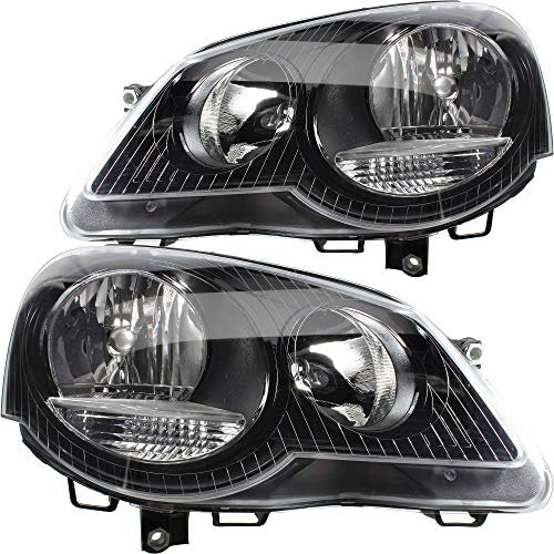 Halogen Scheinwerfer Set (9N_) Bj. 10.01-11.09 H7/H1 mit Motor