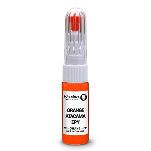 SD COLORS ARANCIO ATACAMA EPY compatibile con RENAULT New Touch Up Paint Pen Kit di riparazione 20 ML GRAFFIO SPAZZOLA COLORE CODICE EPY ARANCIO ATACAMA
