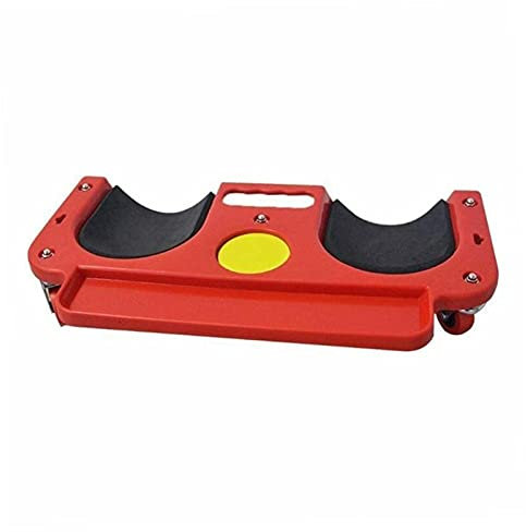 BJTDLLX Planche à genoux avec roulettes - Protection des genoux - Rouge - Charge maximale : 120 kg