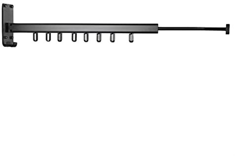 Wäscheständer/Wäschetrockner Doppelte Stab / Einstange Multifunktionskleidung Kleiderbügel Retraktable Faltbare Wand Hängende Trockengestell Indoor Outdoor Balkon Mantel Clothes Drying Rack ( Color :