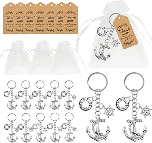 RANJIMA Abanicos Boda para Invitados, 24pcs Llavero ángel de la Guarda Clave Abrebotellas, Regalos Comunion Niña Niño, Decoración de Mesa de Boda Cumpleaños Bautizo iesta para Comunión Baby Shower