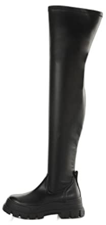 Buffalo Stivali da Donna in Nappa Aspha Stretch Overknee