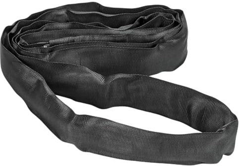 Imbracatura rotonda 2000 kg, portata infinita con anima in poliestere, cinghia di sollevamento, cinghia di sollevamento, nero, tracolla DIN EN 1492-2 (4 metri)