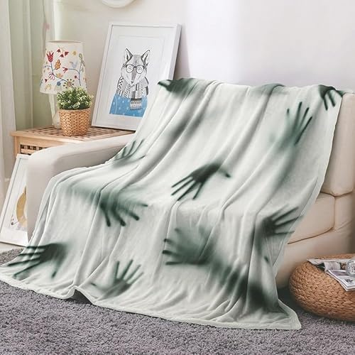 EHOMERY Manta para Cama Verano Colcha King Manta De Playa Cobija Gruesa Palmera Manta De Otoño Mantas Decorativas Suaves Y Cómodas Verde Oscuro 100x70cm
