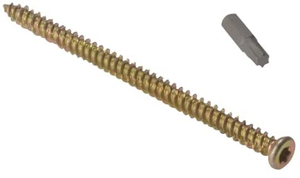 Concrete Frame Screw ZYP 7.5 x 122mm Box 100