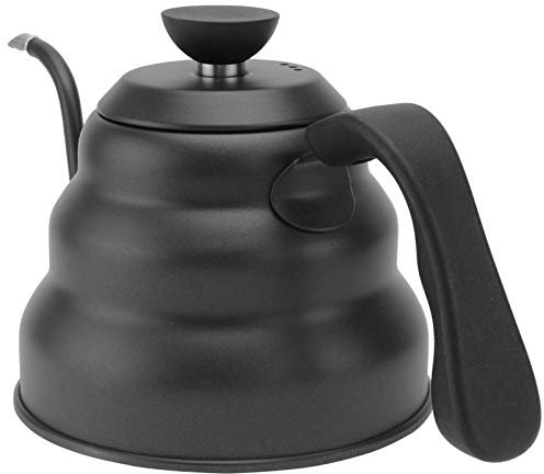 LeGDOr 1Pc Coffee Pot Metal Tea Kettle Stove Top Percolator Water Kettle stovetop Steel Coffee Maker teakettles stovetop Pour Over Coffee Espresso Coffee Kettle Household Container