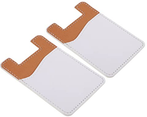 ETHZZLE 2pezzi Porta Carte Di Credito Adesivo Per Cellulare Portafoglio Smart Borsa Per Carte Supporto Per Telefono Tasca Per e Soldi