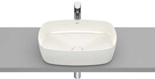Roca - Vasque - Vasque à poser en fineceramic Inspira Soft - 500x370x140mm - beige