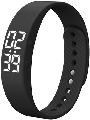 findtime Orologio fitness da uomo e donna, contapassi digitale, senza app e cellulare, orologio da corsa, calorie, distanza fitness, orologio da polso sportivo, orologio digitale, cronometro fitness