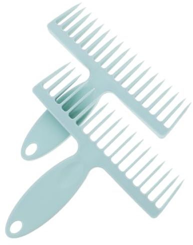 BCOATH 2st Besen-Haarentfernungskamm - Multifunktionaler Reinigungskamm - Blau - PP-Material - Haushaltsreinigung, alle Altersgruppen - Unisex