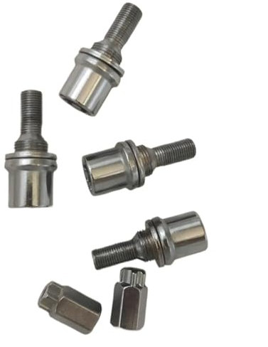 TONMHXA Wheel Bolts Nuts Compatible With Peugeot For 206 308 3008 207 508 Wheel Bolts Auto Parts Car Wheel Bolts Wheel Bolt Lock Kit Wheel Bolt Replacement