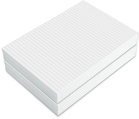 druck.de Notizblöcke Set A4 liniert - 10 Blöcke - 50 Seiten pro Block | Notizblöcke Set A4 liniert, 10 Blöcke, 50 Seiten pro Block, A4