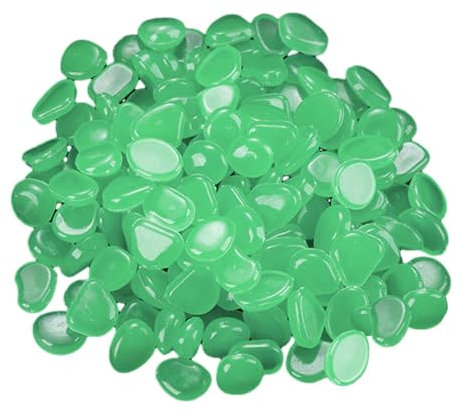 300 pezzi vasi di fiori piscina vaso riempitivo giardino percorso paesaggi acquatici ciottoli fosforescenti illuminazione notturna acquario esterno artificiale-ciano