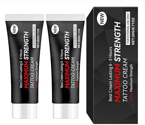 Gel crema anestésico para tatuajes, gel calmante en barra para el cuidado nutritivo de las articulaciones, hasta 6 horas de extrafuerte, hidrata y alivia la piel de las articulaciones (2)