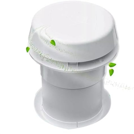 For Motorhome Trailer 12V White Roof Air Vent Extractor Fan For Campers Mushroom For Head Design Save Ventilation Fan Bathroom Exhaust Fan Cover Outside Quiet Window- Air Out Heater