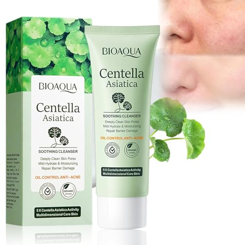 100g Mousse Nettoyante Equilibrante,Mousse nettoyante en profondeur,Nettoyant Visage Quotidien,Nettoie En Douceu,Purifie la Peau en douceur et Hydrate