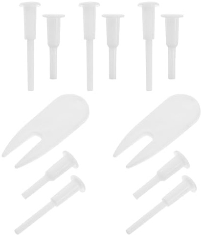 ifundom Kit de 12 Bouchons d'air en Plastique pour Ballon de Yoga et Fitness Valves Étanches Extracteur Accessoires Compatibles Ballons Gonflables Garçon et Filles Utilisation Sportive