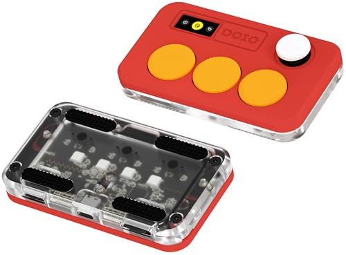 KEEBMONKEY Sayo O3C OSU Rapid Trigger Hall-Effekt-Tastatur mit Joystick und Bildschirm, CNC-Aluminium-RGB-Einhand-Makro-Pad für Rhythmusspiele, USB-C benutzerdefinierte programmierbare Tastatur (Rot