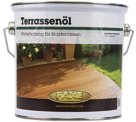 Faxe Terrassenöl Holzöl Hartholzöl Bambusöl Gartenholzöl Holz Öl 2,5 Liter Douglasie