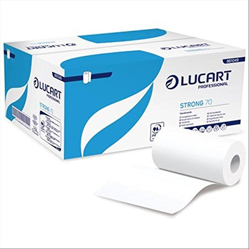 Rotoli asciugamano e multiuso Lucart Pura cell. 2 veli 190 strappi 70m 861049 (conf.12)