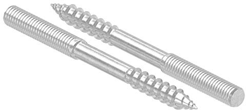Edelstahl Stockschraube, M6 x 80mm, 10er Pack