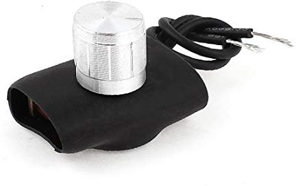 New Lon0167 Black Plastic Featured Covered Silver Tone reliable efficacy Knob Dimmer Switch AC220V 1-3A(id:16b 96 a1 4f1)