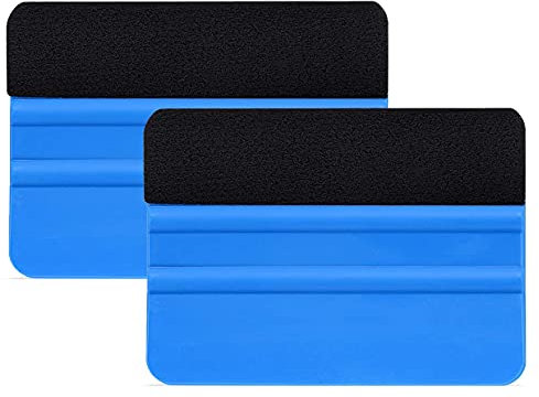 Movilideas Espátula para rotulación, para colocar vinilo con protector de fieltro (2 unidades)