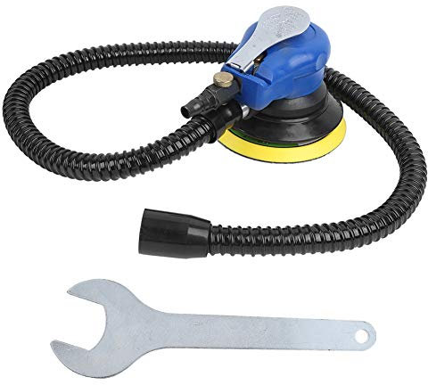 Pneumatischer Schleifer, 5 Zoll Pneumatischer Luftschleifer 5 '' Luft Random Orbital Sander 10000 U/min Wachspoliermaschine Staubsammlung für die Autolackpflege Holzbearbeitung