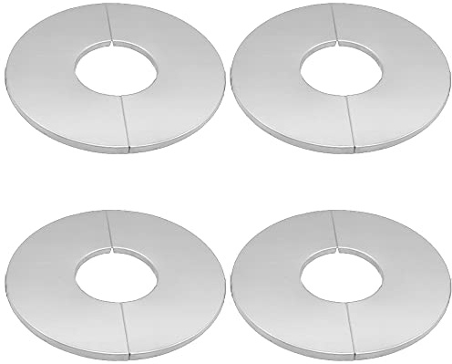 Hayaww 4 Pcs Rosetten Abdeckung FüR Rohre, Rohrabdeckungen Rosetten Abdeckung Abdeckrosetten HeizköRperrosetten Abdeckrosetten Edelstahl, 23mm/34mm/51mm, FüR WasserhäHne, Rohre, HeizköRperrohre (51mm)