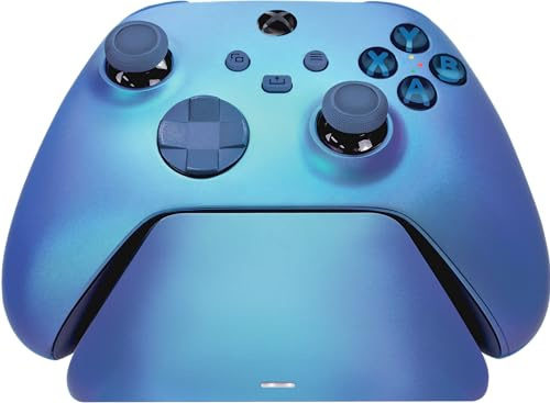 Razer Universeller Schnellladeständer für Xbox Series X|S: magnetisches, sicheres Laden, Xbox Wireless Controllern, USB-betrieben, Aqua Shift (Controller separat erhältlich)