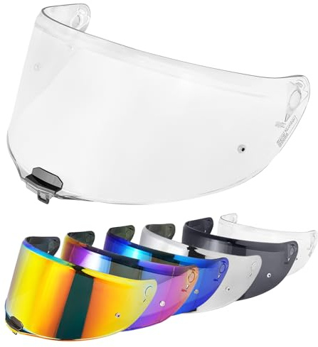 VCOROS Visière de Casque Moto pour FF811/Vector 2/Citation II | Visiere Casque Moto Plein Visage,Visière de Casque de Protection Contre Le Vent Moto,Remplacement de lentille de Casque